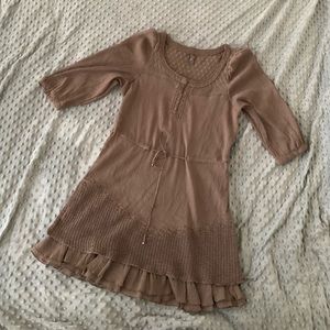 Free People Brown Dress
